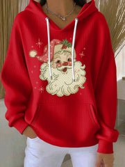 Women's Casual Santa Claus Christmas Hoodie