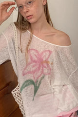Lightweight Sun Protection Loose Casual Slouchy Blouse