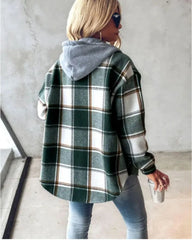 IMIRA - Soft Flannel Printed Jacket