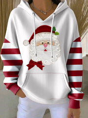 Women's Casual Santa Claus Christmas Hoodie