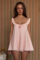 Elegant Ruffle Solid Flowy Skirt Set
