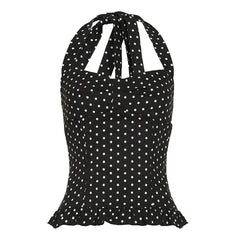 Boho Polka Dot Halter Cami Top Collection
