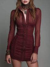 Elegant Slim-fitting Cotton Blend Mini Dress With Lace Trim