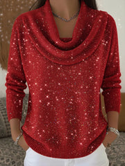 Women's Christmas Turtleneck Casual Tops