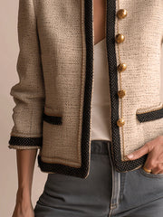 Elegant Tweed Cropped Jacket