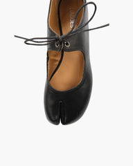 Lace Up Tabi Flats