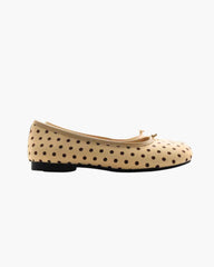 Satin Polka Dots Ballet Flats