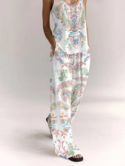 Women's Bohemian Vest Lounge Set