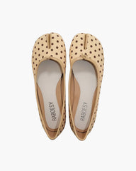 Satin Polka Dots Ballet Flats