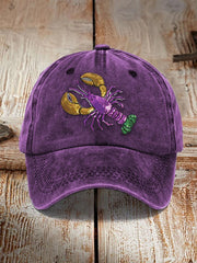 Unisex Distressed Cotton  Mardi Gras Hat