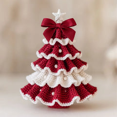 DIY Crochet Christmas Tree Kit – Handmade Holiday Decoration Set
