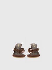 Ameliah Tassel Heels Brown