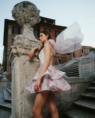 Rosetta Ruffle Mini Dress