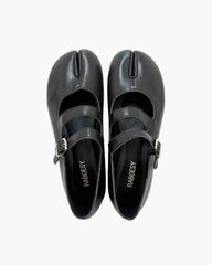 Double Straps Tabi Ballet Flats