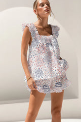 America 250 Fireworks Ruffle Lounge Set